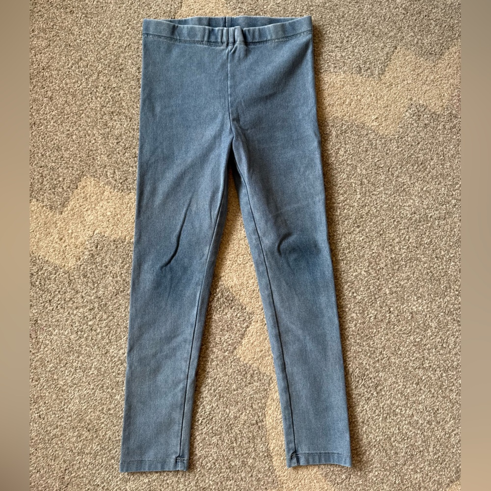 Stylish Blue Denim Jean Leggings